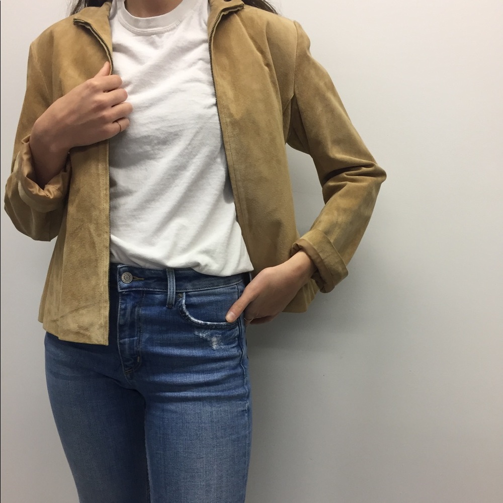 Ann Taylor leather jacket